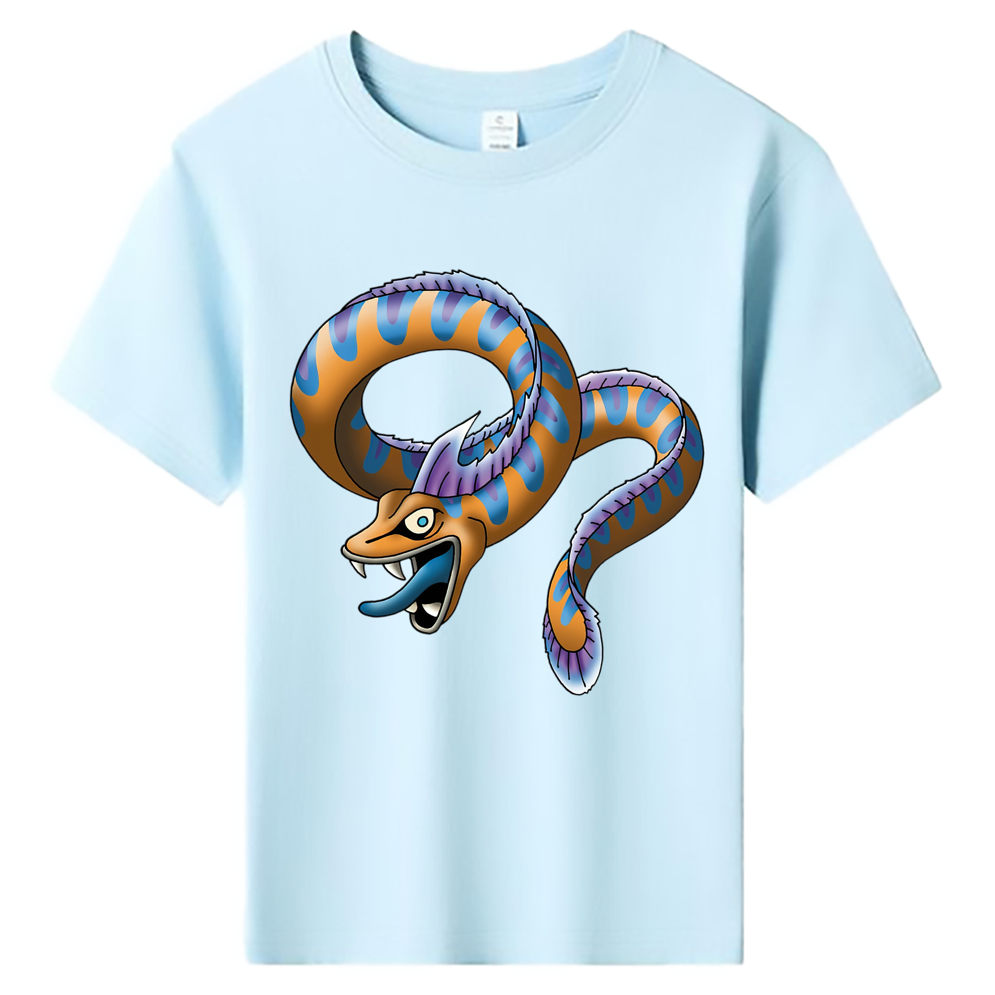 （画像用） ドラゴンクエスト Doragon Kuesuto Dragon Quest 綿100％キッズTシャツ（フロントプリント）